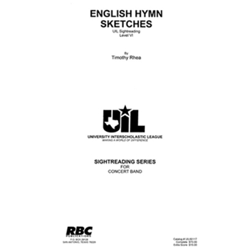 English Hymn Sketches (2017) by Rhea Timothy for Full Score