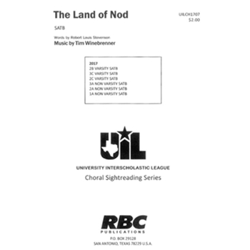 Land of Nod The by Winebrenner Tim for SATB