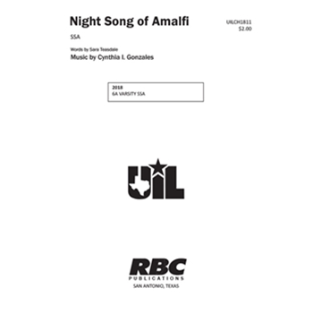 Night Song of Amalfi by Gonzales Cynthia I for SSA