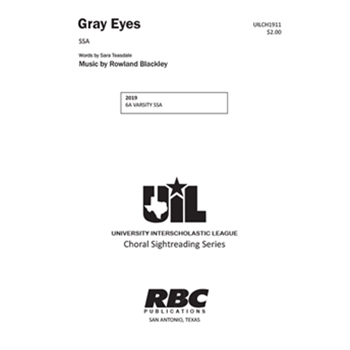 Gray Eyes by Blackley Rowland for SSA