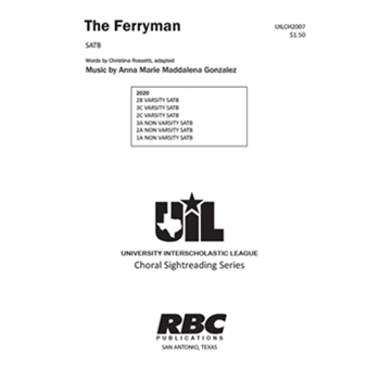 Ferryman by Gonzalez for SATB