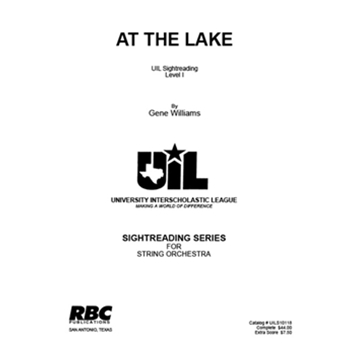 At the Lake by Williams for String Orchestra (2018 Lev 1)