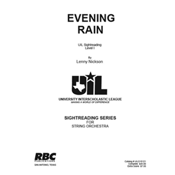 Evening Rain (Score)