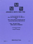 Aria from Cantata 73 BWV 73 Aria - Oh enter Thou Blithe Sprite of Gladness by Bach Johann Sebastian - Dishinger Ronald C - for Bassoon and Piano