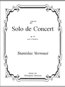 Verroust: 2nd Solo de Concert op. 74 for oboe and piano by for Oboe and Piano
