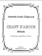Clapisson: Chant d'Amour by for Oboe and Piano