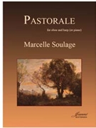 Soulage: Pastorale for Oboe and Harp (or piano) op. 15 by for oboe Harp