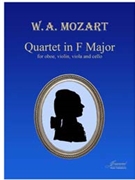 Mozart: Quartet in F K. 370 (Jeanne) [SCORE] by for oboe viol