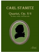 Stamitz: Quartet in E-flat Major op. 8/4 for oboe and strings (score) by for oboe viol