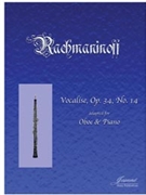 Rachmaninoff: Vocalise for Oboe and Piano by for Oboe and Piano