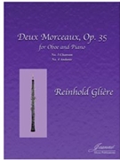 Gliere (Anderson): Deux Morceaux op. 35 for Oboe and Piano by for Oboe and Piano