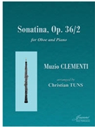 Clementi (Tuns): Sonatina in G Major op. 36/2 arr. for oboe and piano by for Oboe and Piano