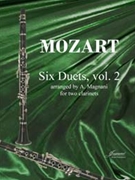 Mozart/Magnani: Six Duets - Volume 2 by for 2 Clarinet