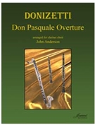 Donizetti (Anderson): Don Pasquale arr. for clar choir by for Clarinet c