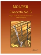 Molter (Anderson): Concerto No.3 E-flat clarinet solo with clar choir by for Clarinet c