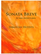 Huydts: Sonata Breve for Bass Clarinet & Piano by for Bass Clarinet