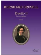 Crusell (Anderson): Duetto II for two clarinets (parts) by for 2 Clarinet