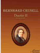 Crusell (Anderson): Duetto II for two clarinets (score) by for 2 Clarinet