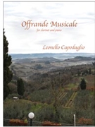 Capodaglio: Offrande Musicale for Clarinet and Piano by for Clarinet