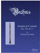Brahms: Sonata for Clarinet Op. 120 No. 1 (Jeanne Inc.) by for Clarinet