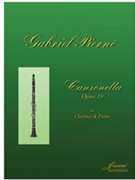 Canzonetta Op. 19 by Pierne Gabriel for Clarinet with Piano