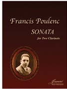 Poulenc: Sonata for Two Clarinets (Jeanne Inc.) by for 2 Clarinet
