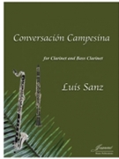 Sanz: Conversacion Campesina for Clarinet and Bass Clarinet by for Clarinet