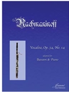 Rachmaninoff (Anderson): Vocalise for Bassoon and Piano by for bassoon p