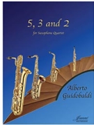 Guidobaldi: 5 3 and 2 for Saxophone Quartet [SATB] by for saxophone