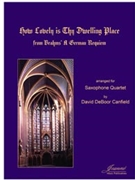 Brahms (Canfield): How Lovely is Thy Dwelling Place arr. for saxophone quartet [SATB] by for saxophone