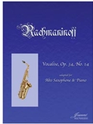 Rachmaninoff (Anderson): Vocalise for Alto Saxophone and Piano by for Alto Saxop