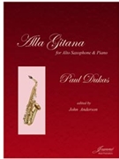 Dukas (Anderson): Alla Gitana for alto saxophone and piano by for Alto Saxop