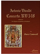 Vivaldi (Camwell): Concerto RV548 for Two Soprano Saxophones and Keyboard by for 2 soprano