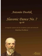 Dvorak (Pavlikova): Slavonic Dance No. 7, Op. 46 for soprano and alto saxophones, piano and cello