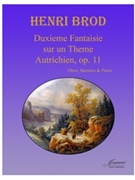 Brod: Duxieme Fantaisie sur un Theme Austrichien op. 11 [Oboe Bassoon Piano] by for oboe bass
