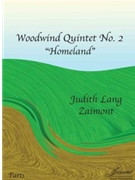 Zaimont: Wind Quintet No. 2 'Homeland' (parts) by for Flute obo