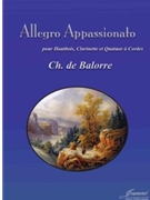 de Balorre: Allegro Appassionato for oboe clarinet and string quartet by for oboe clar
