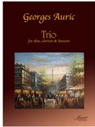 Auric: Trio for Oboe Clarinet & Bassoon by for oboe clar