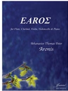 Aronis: Earos for Flute Clarinet Violin Cello and Piano (score only) by for Score