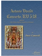 Vivaldi (Camwell): Concerto RV548 for Oboe (or Flute) Soprano Saxophone and Keyboard by for oboe or fl