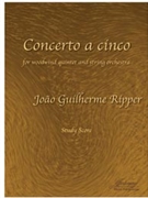 Ripper: Concerto a cinco for Woodwind Quintet and String Orchestra (study score) by for Score