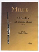 Milde (Ullery): 25 Studies in Scales & Chords op. 24 by for Bassoon Method