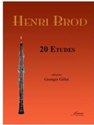 Brod (Gillet): 20 Etudes for Oboe by for Oboe Method
