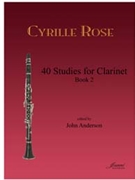 Rose: 40 Studies - Book 2 (Jeanne) by for Clarinet m