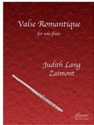 Zaimont: Valse Romantique for Solo Flute by for Flute