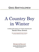 A Country Boy in Winter by Bartholomew Greg for TTBB