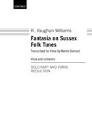 Fantasia on Sussex Folk Tunes by Vaughan Williams Ralph - Outram Martin - for Viola