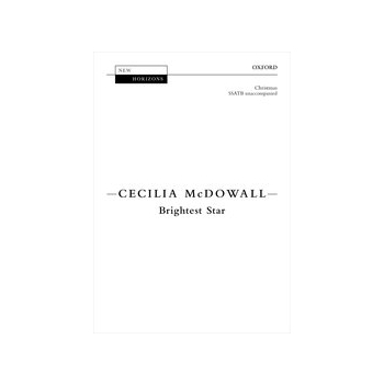 Brightest Star by McDowall Cecilia for SSATB a cappella