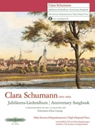 Anniversary Songbook by Schumann Clara Wieck for High Voice
