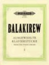 Selected Piano Pieces In 2 Volumes V1 by Balakirev Mily - Rueger - for Piano
